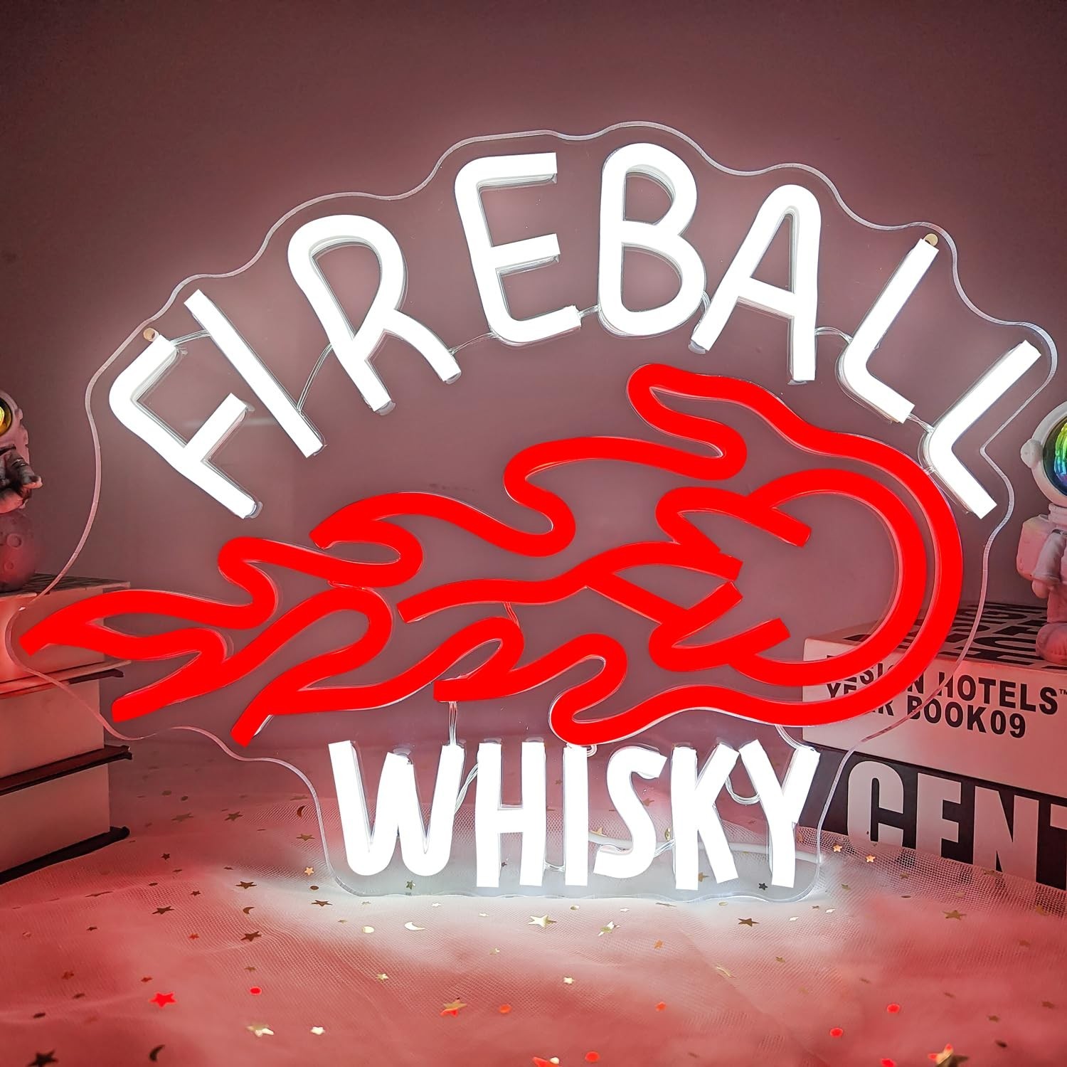 Whiskey Neon Signs for Wall Decor Bar Neon Lights LED Signs for Whiskey Bar M…