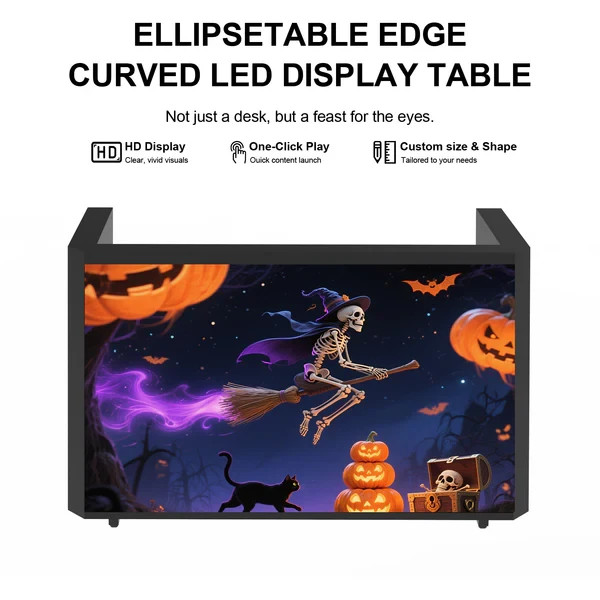 5FT LED Right Angle DJ Booth Mobile Standing Stage Video Wall Display Screen