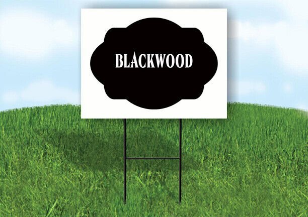BLACKWOOD BLACK TAG HOUSE SIGN