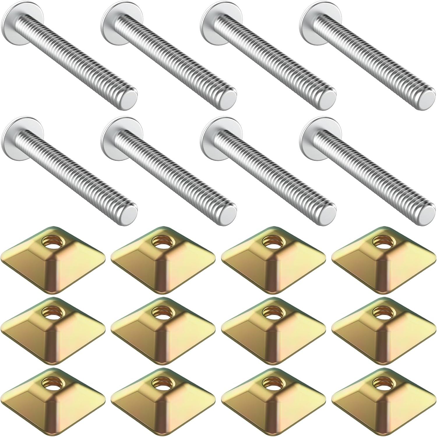 8 PCS Anti-Theft Sign Mounting Hardware Kits for U Channel Post, Post Attachment