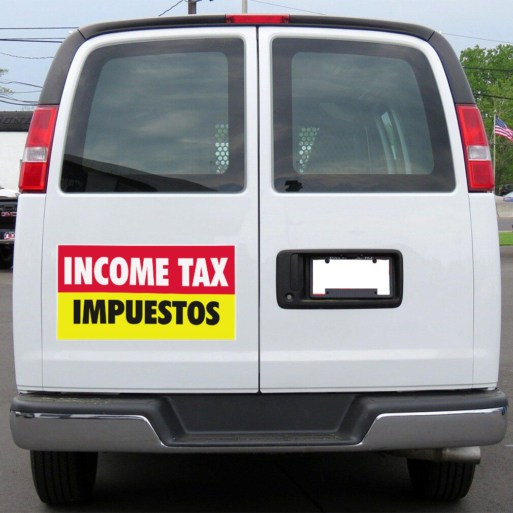 Car Magnet Set of 2 Open to The Public Promotion Business Industrial Sign