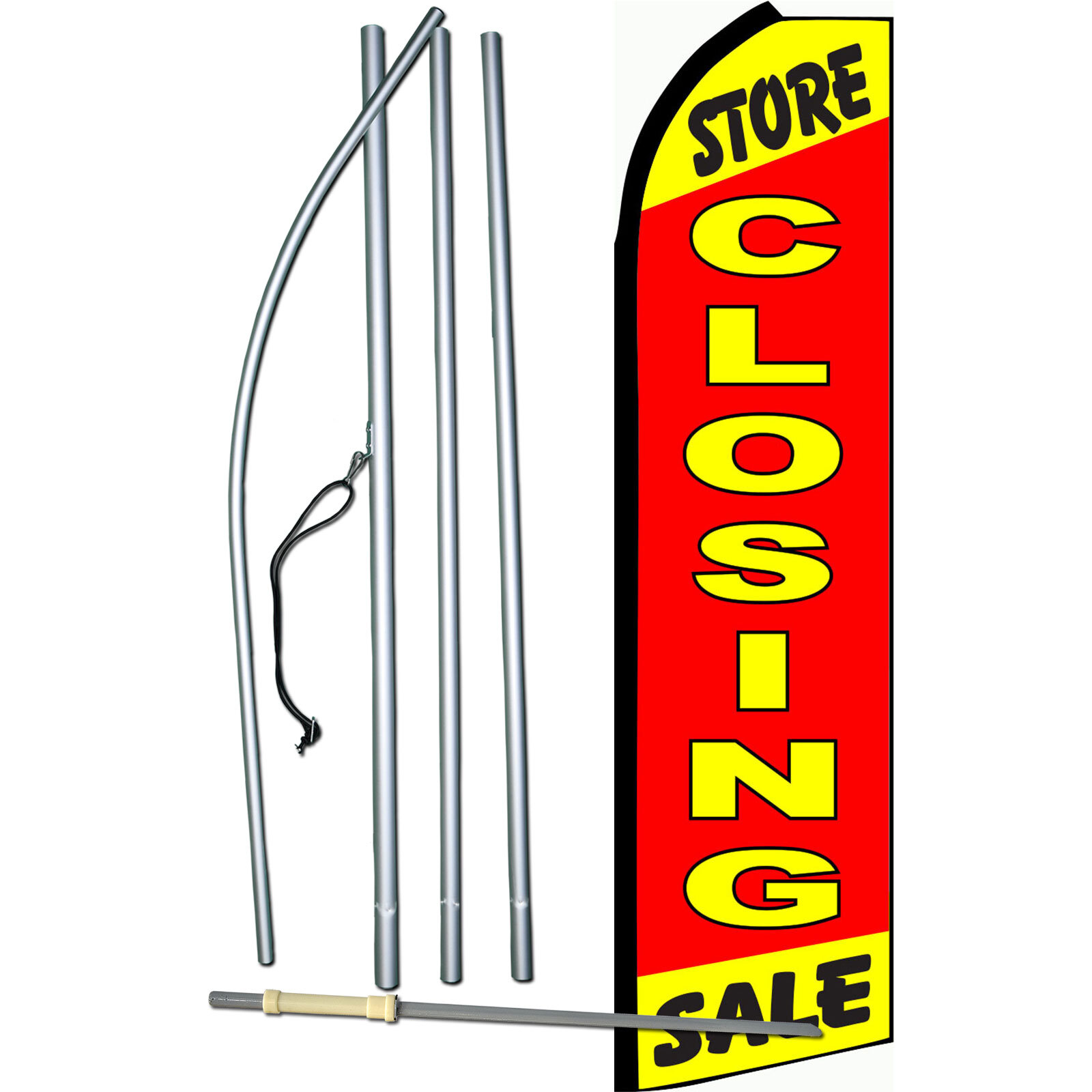 Store Closing Sale Swooper Flag Kit