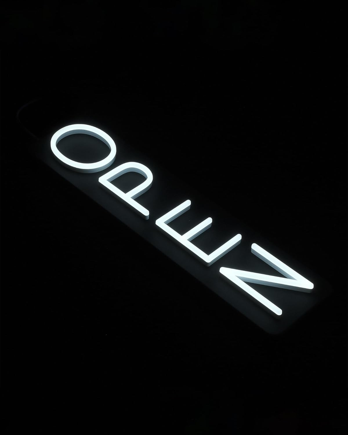 28″ Vertical LED Neon Open Sign with Remote – Perfect for Shops & Restaurants