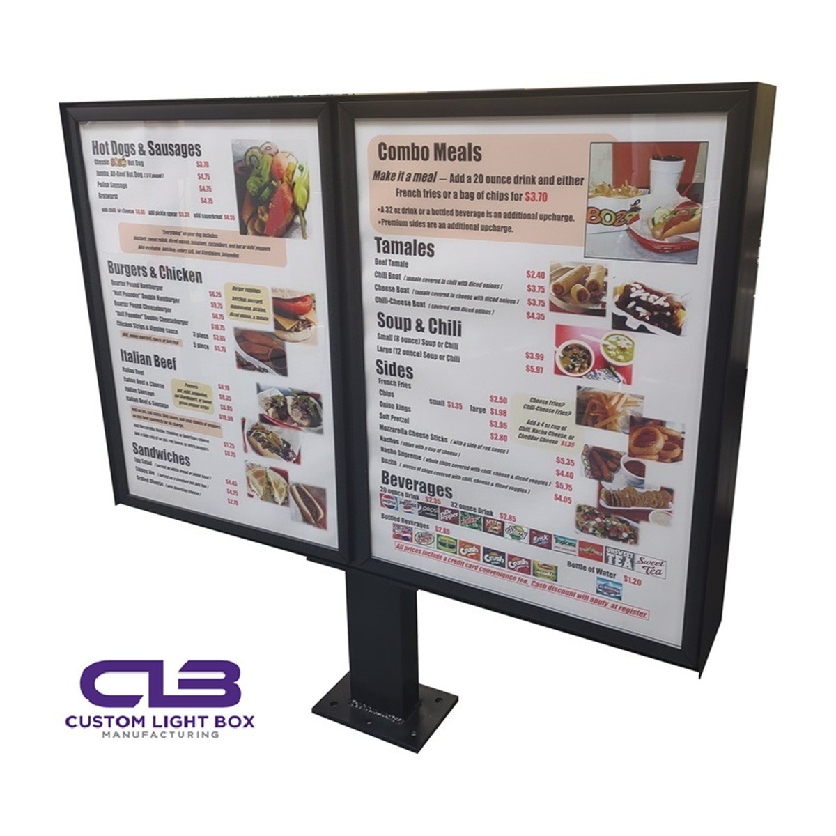 Outdoor Menu Board | UniLite Series 60×40 – 5-Day Manufacturing Lead Time