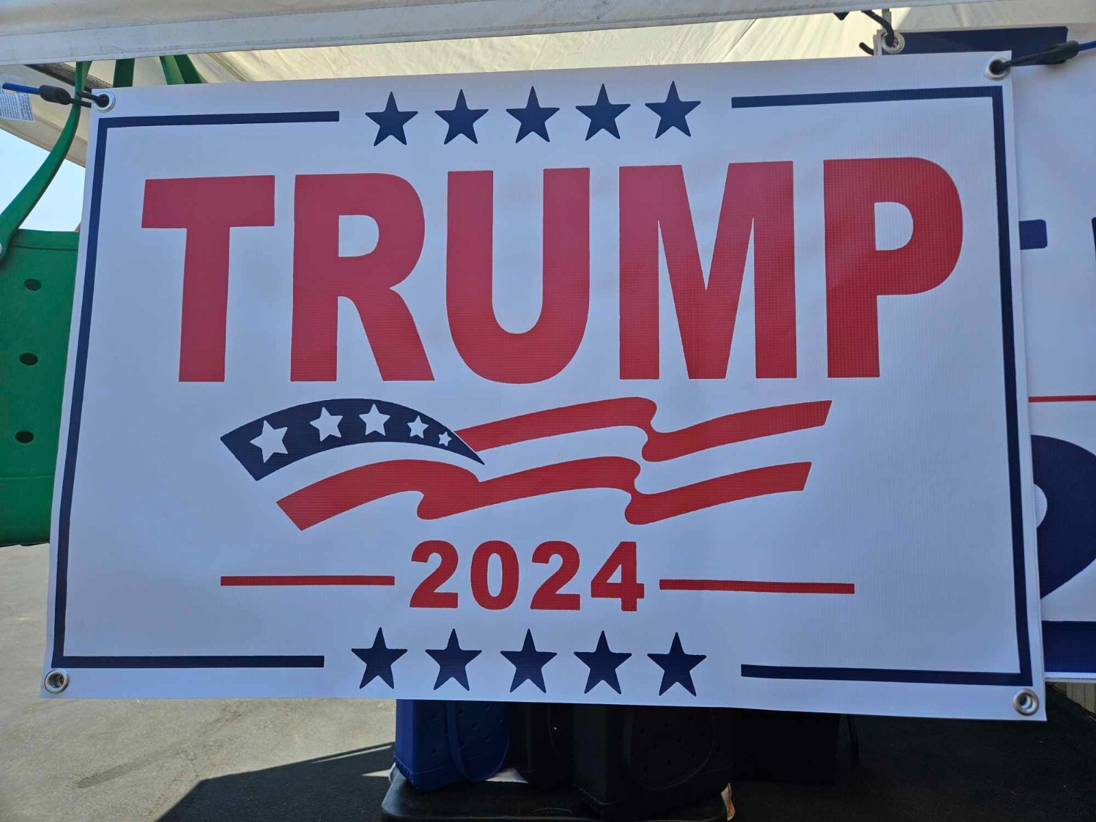 2×3 Feet Trump 2024 President Vinyl Banner Take America Back MAGA Republican