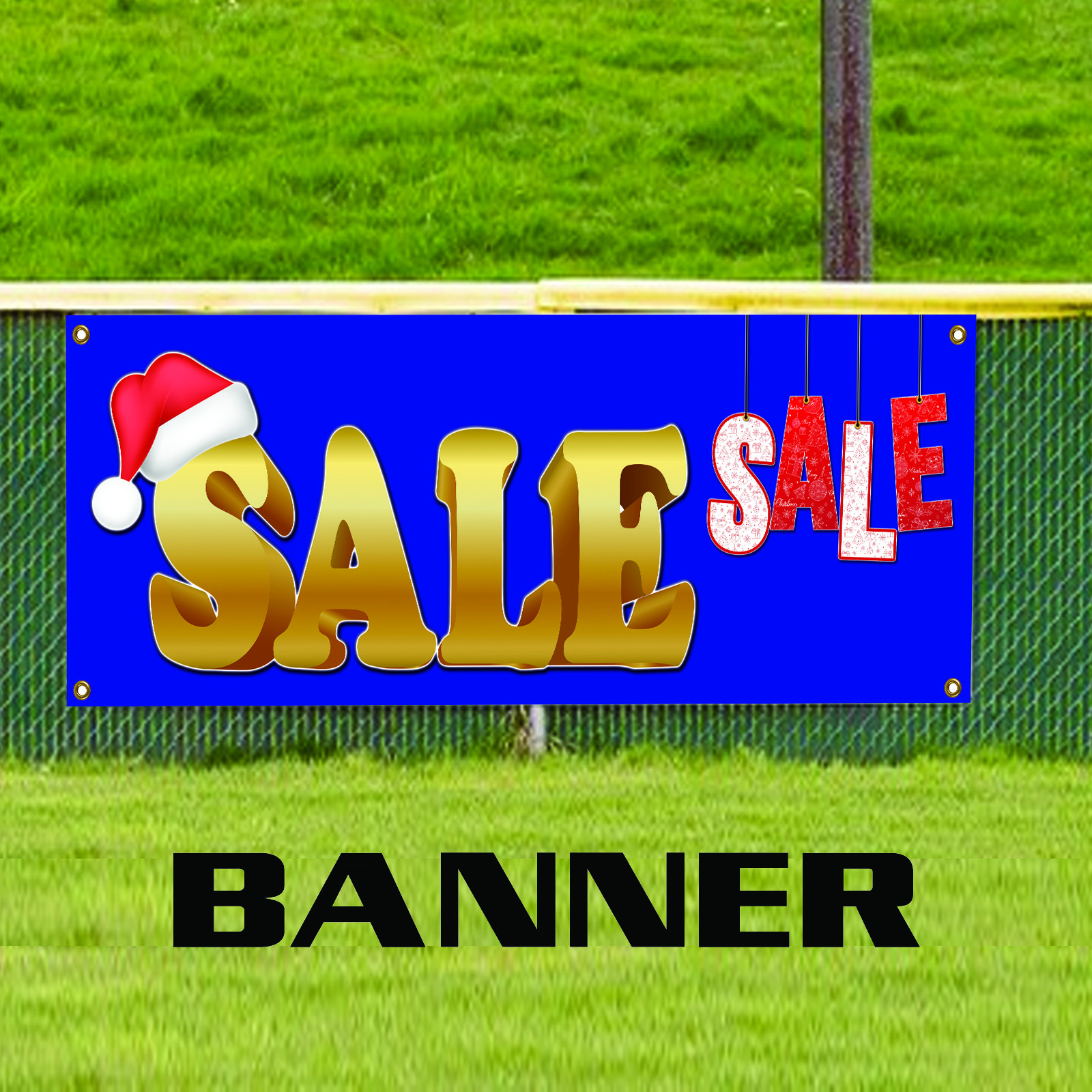 Christmas Sale Sale Vinyl Banner Retail Store Shop Business Advertising Banner