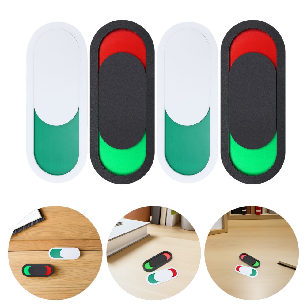 4Pcs Reusable Bathroom and Office Privacy Signs Sliding Door Vacancy Indicators