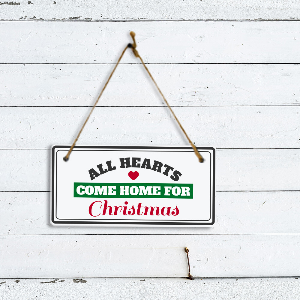 Christmas Home Decor 5×10 Hanging Plus Wall or Door Sign
