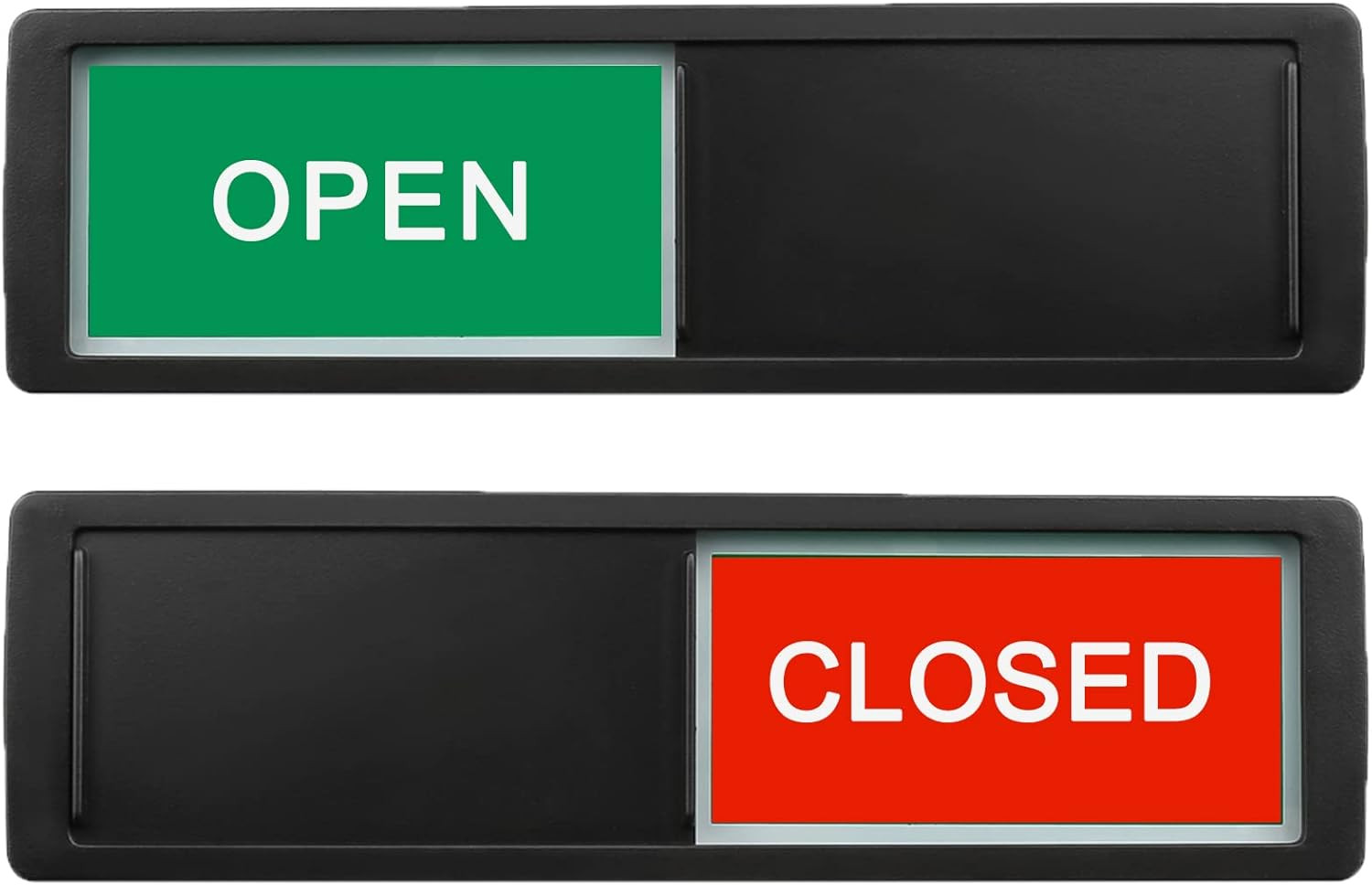 Open Closed Sign, Open Signs Privacy Slide Door Sign Indicator for Business Stor