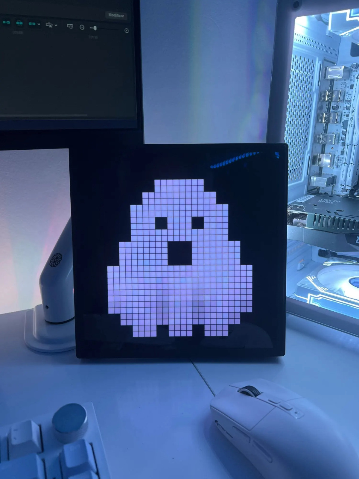 LED Pixel Matrix 64×64 RGB Smart Pixel Display – App Control DIY Gaming Light