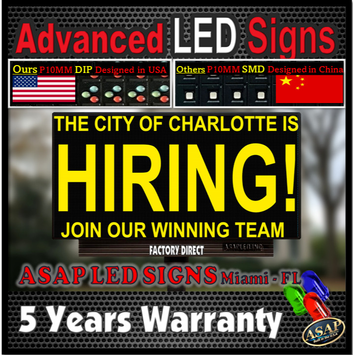 LED Sign Outdoor Board Full Color Programmable LED Electronic Board LED Sign-USA