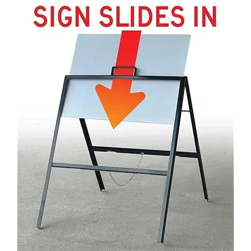 14-pack Top Handle Metal A-Frame Sidewalk Signa Real Estate