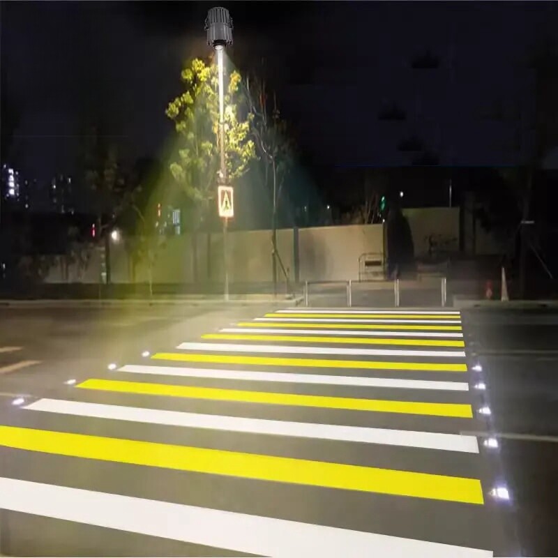 200W-600W Warehouse Safety Sidewalk LED Rotating Gobo Zebra Crossing Projector