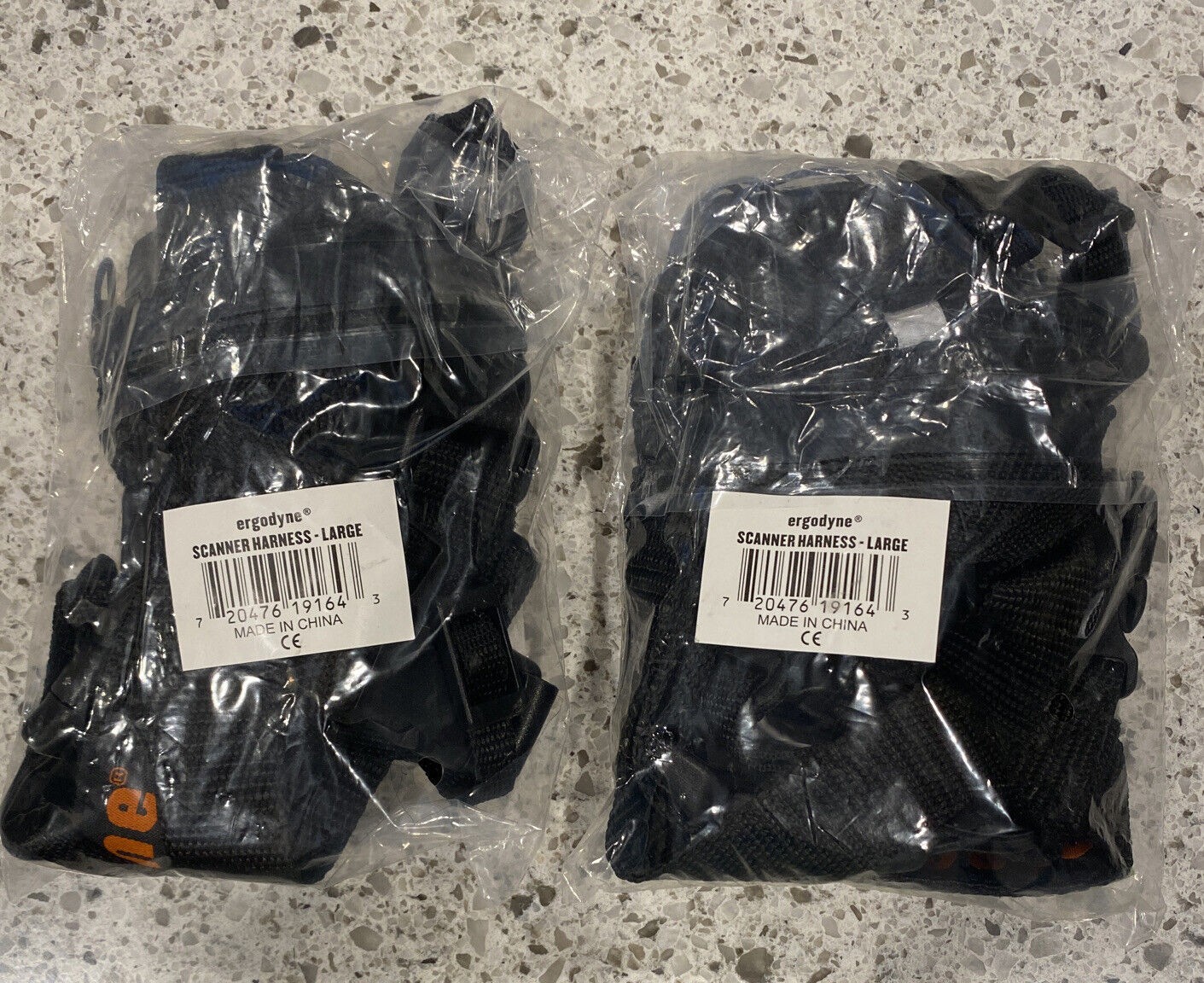2 PACK Barcode Scanner Lanyard Harness, Black, Size L New Free Shipping