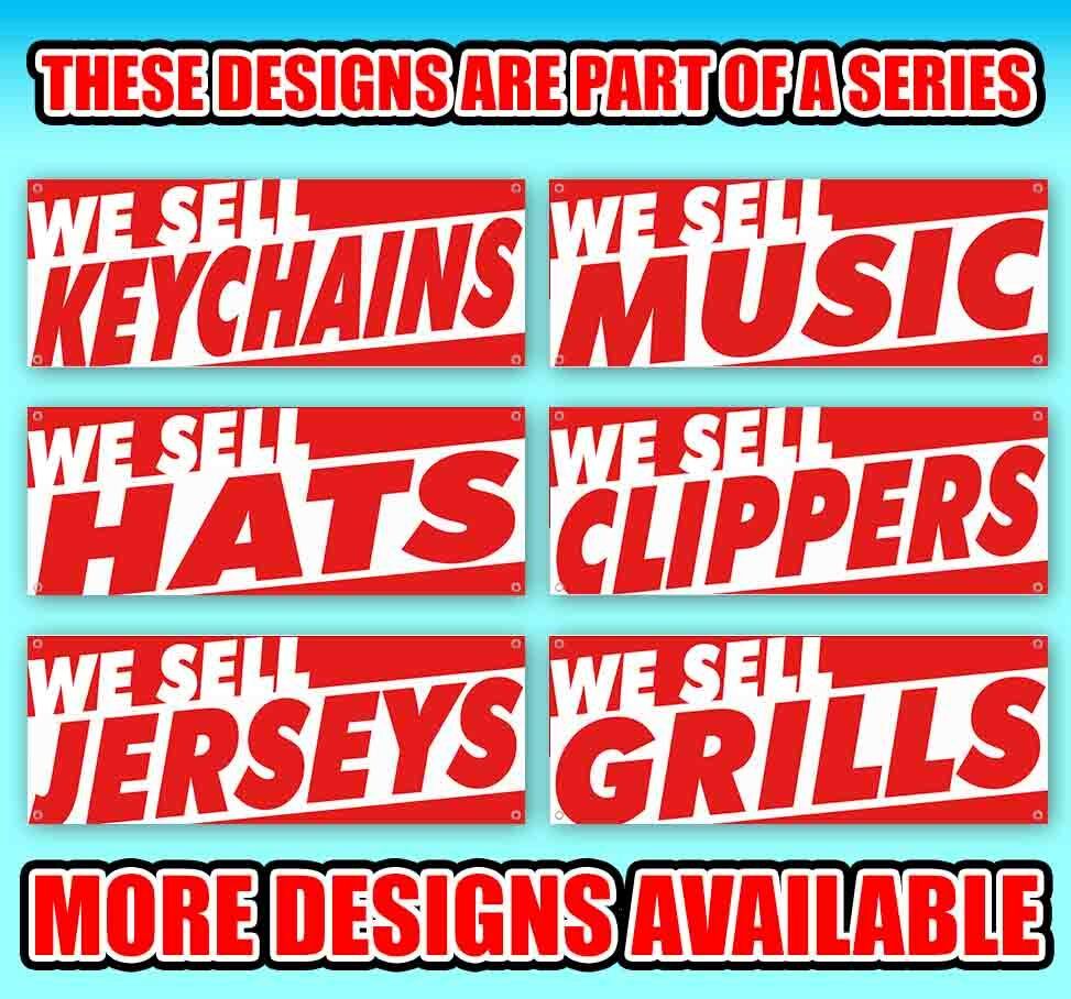 WE SELL SPEAKERS Advertising Vinyl Banner Flag Sign Many Sizes