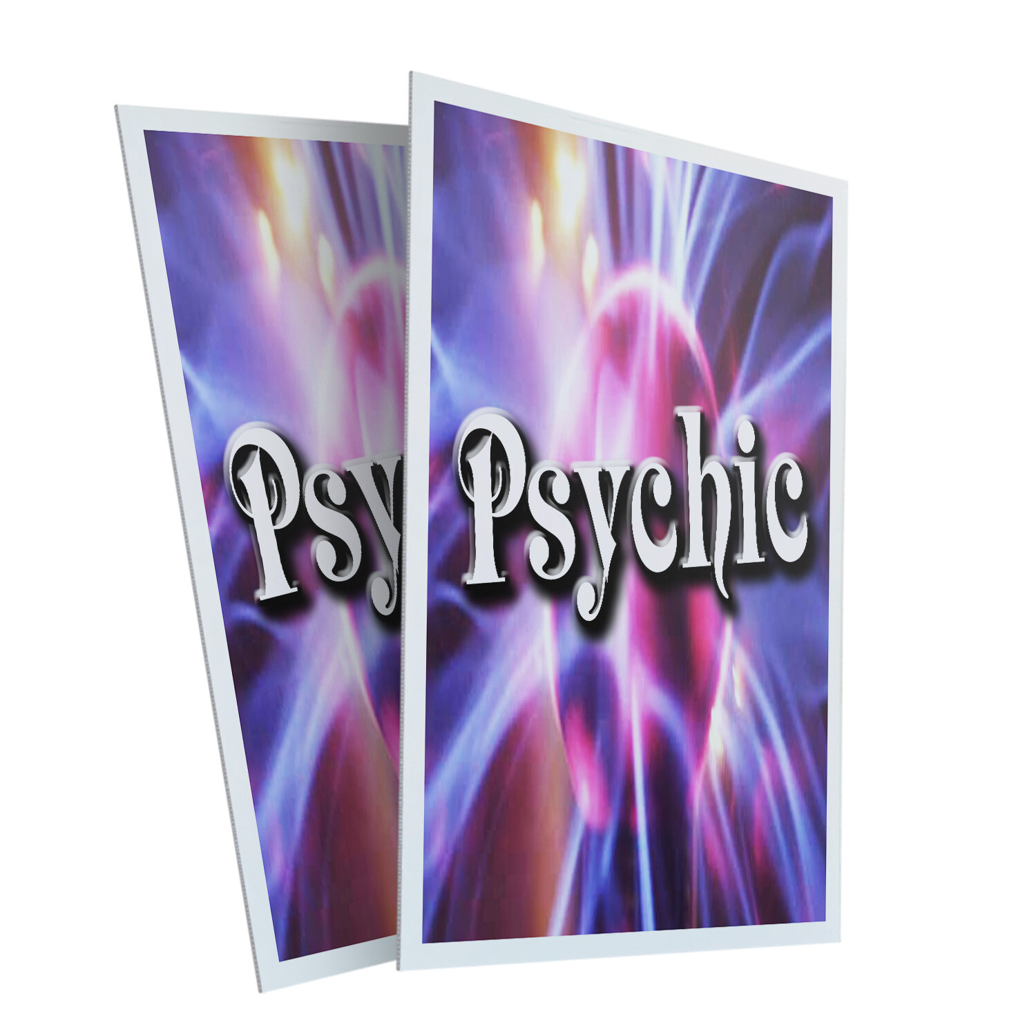 Psychic 24″ x 36″ 2 Pack Of Store Sign Plastic Or Decal