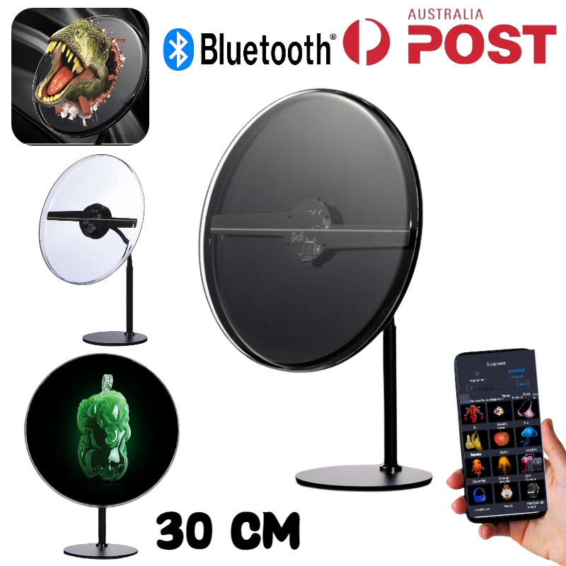 3D Holographic Fan LED Hologram Player Projector Advertising Display WiFi 30CM