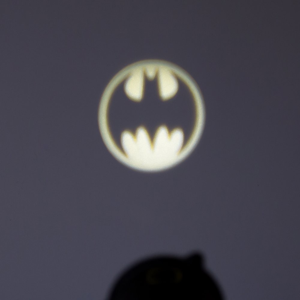 Kurt Adler Batman Bat Signal Projector, 14″ 14″, Black