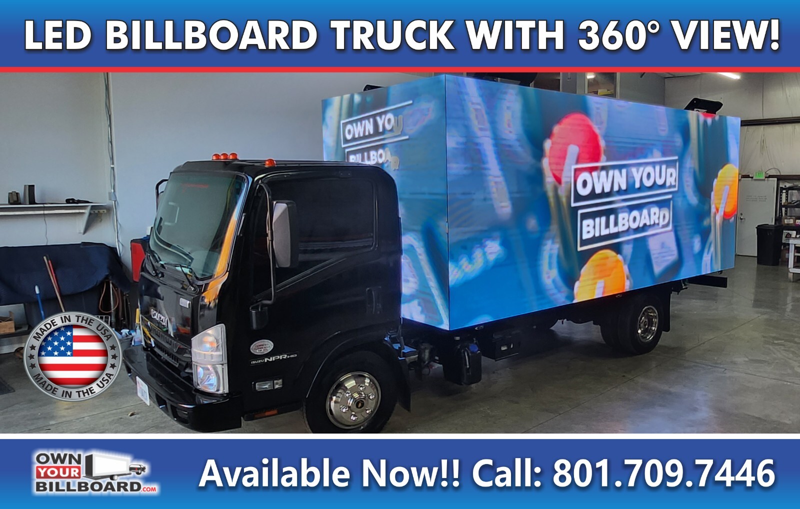 Mobile Digital Billboard LED Truck Brand NEW! New Business Start up Isuzu NPR