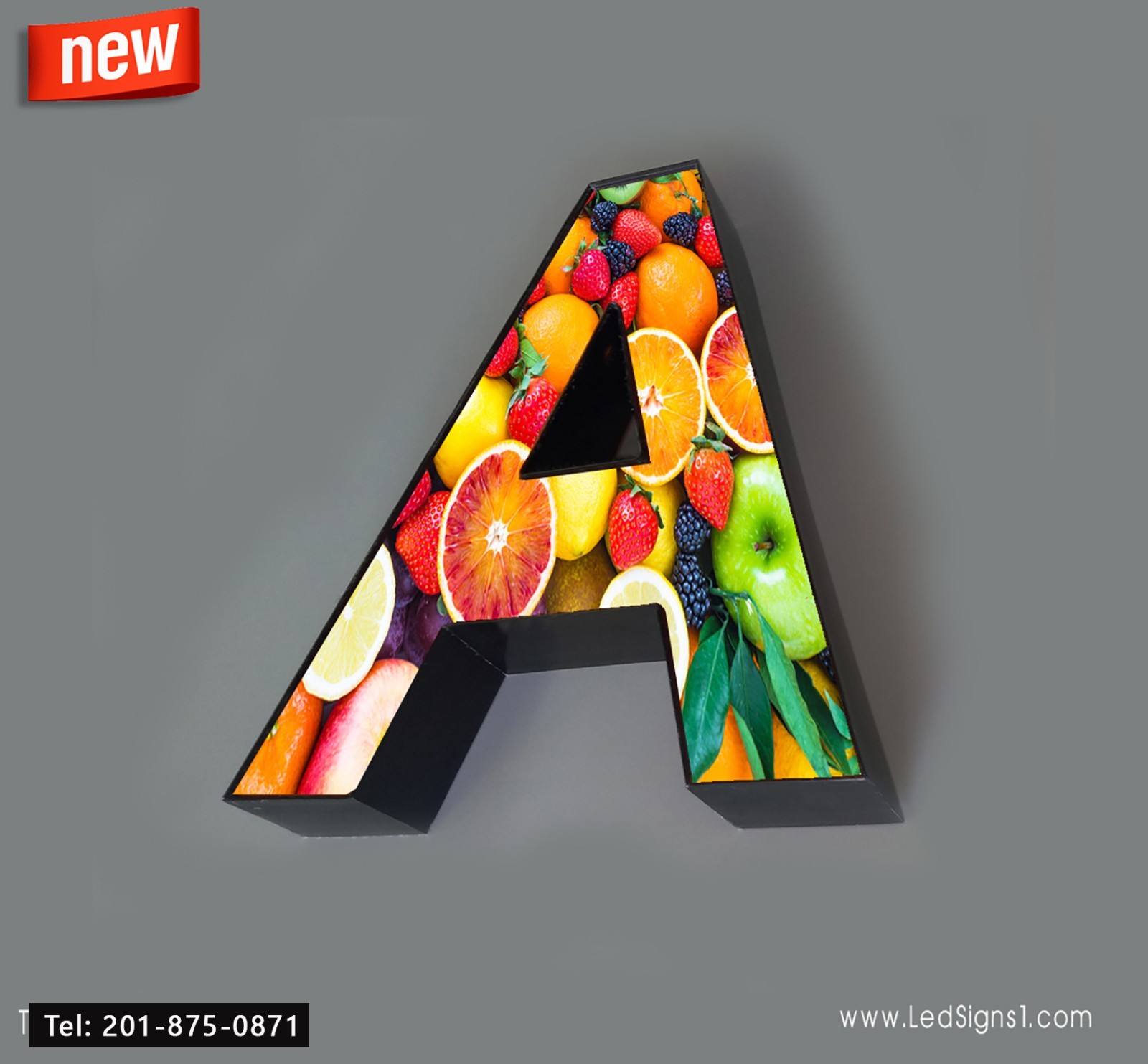 Custom made 3D Led Channel Letter Signs Storefront signage 20 Inches
