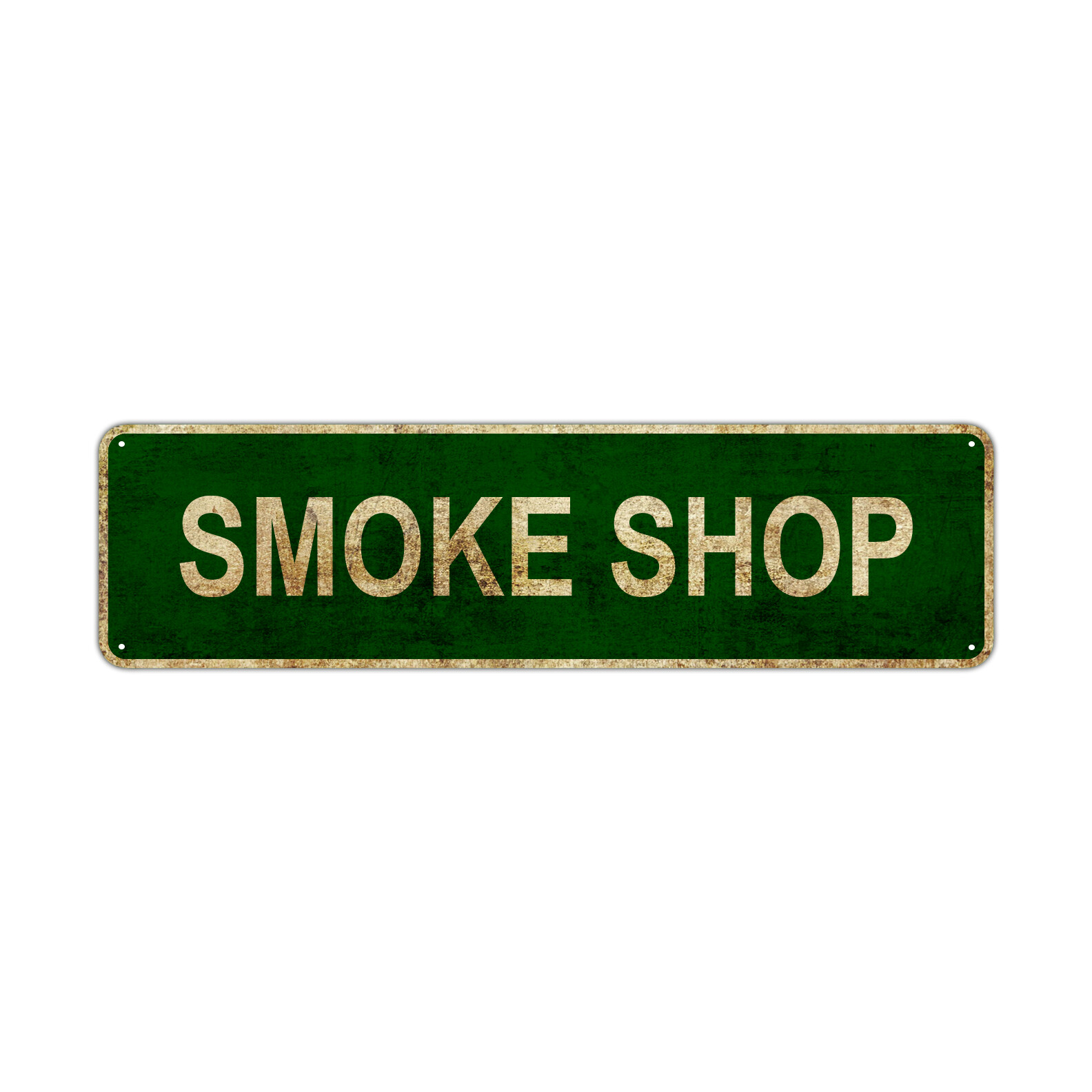 Smoke Shop Vintage Sign| Cigar Smoke Home Garage Man Cave Décor Aluminum Sign