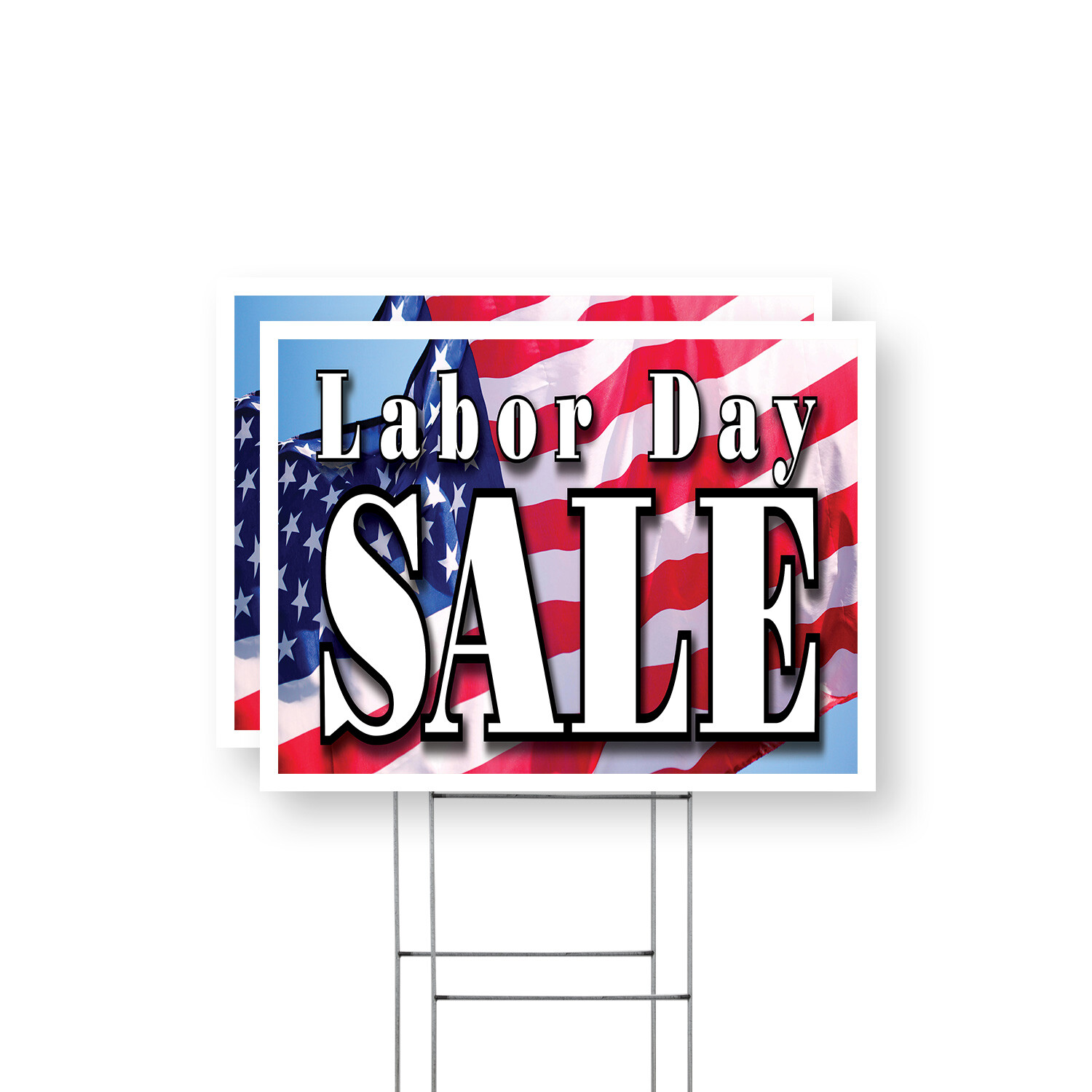 Labor Day Sale Yard Sign Seasonal Promotions, Retail Discounts, Event Marketing