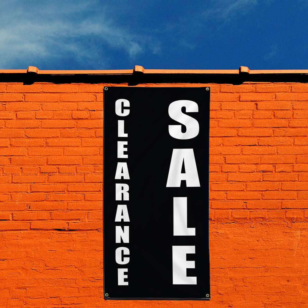 Vertical Vinyl Banner Multiple Sizes Closing out Deal D Business Outdoor