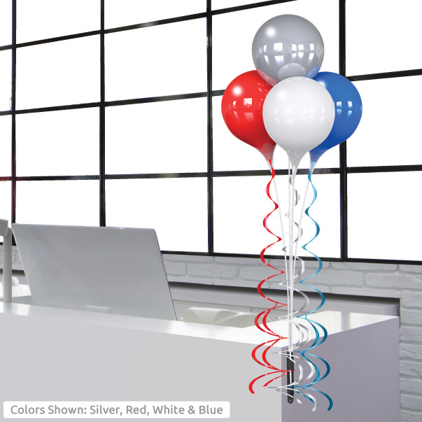 Permashine Vertical Bracket 4-balloon Bouquet Kit