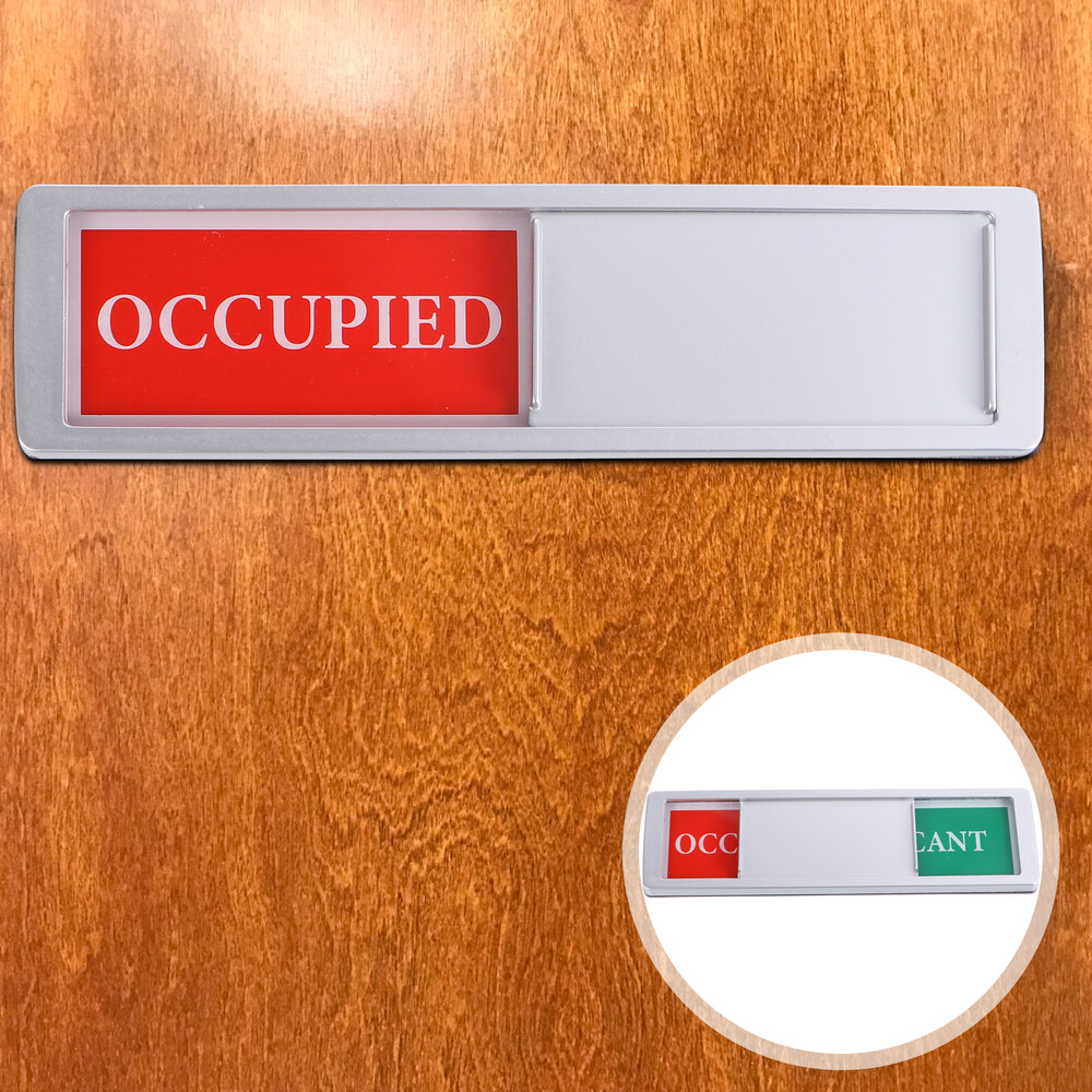 door privacy plaque Occupied Vacant Door Sign Vacant / Occupied