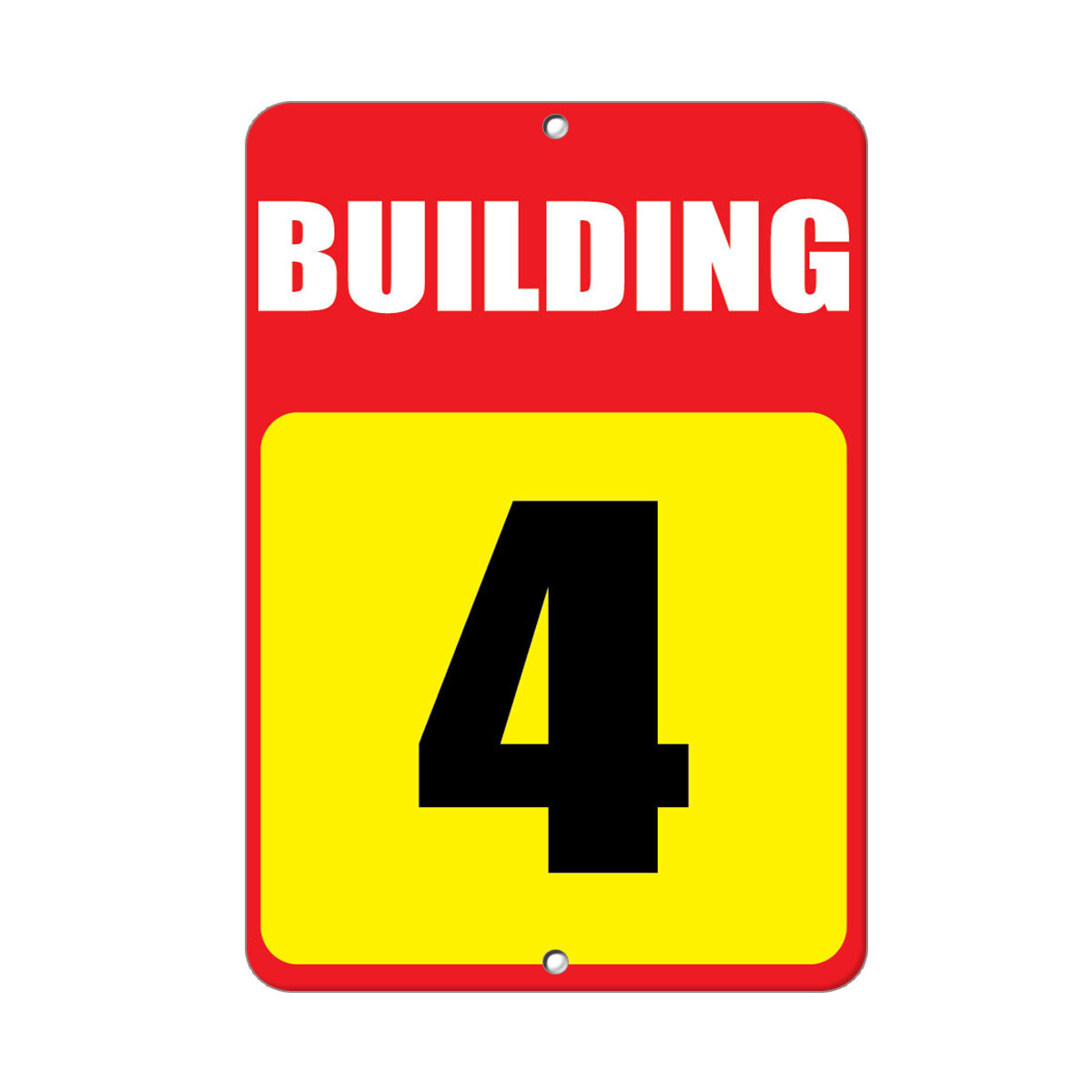 Vertical Metal Sign Multiple Sizes Building 4 Business Feature Department