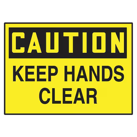 Accuform Leqm780vsp Safety Label, 3 1/2 Inx5 In, Vinyl, Pk5
