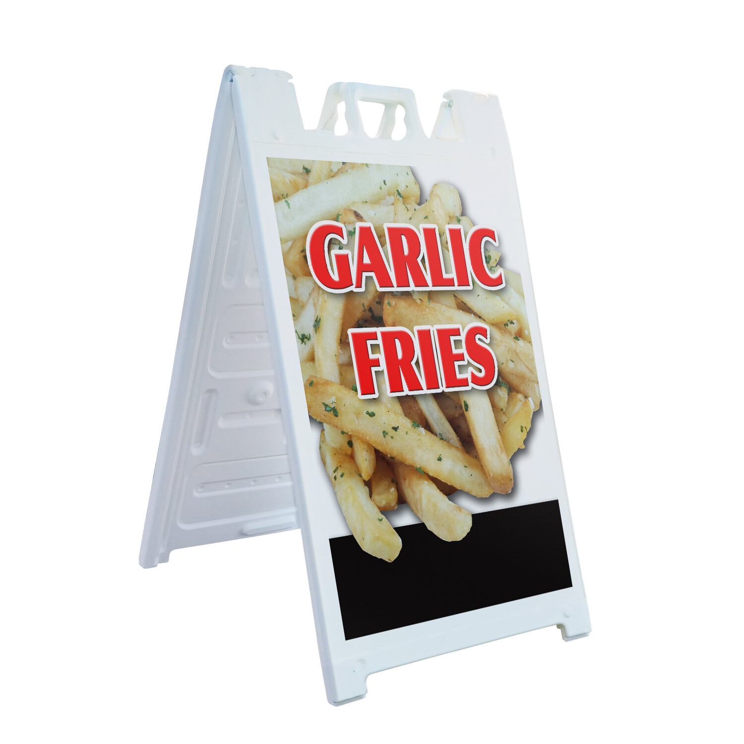 A-frame Sidewalk Garlic Fries 24″ x 36″ Double Sided A-Frame Sidewalk Sign