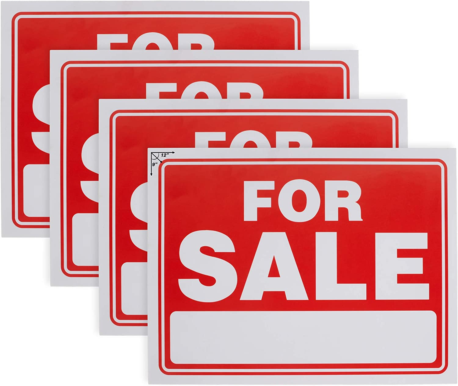 9″ X 12″ Sale Sign for Car and Auto Sales – Rust Free Clear and Visible Text Lon