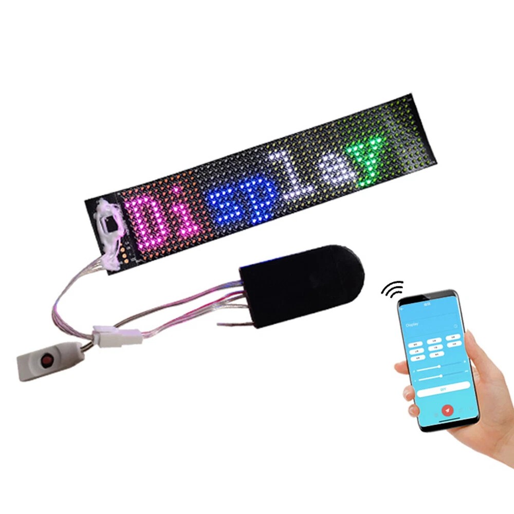 Bluetooth LED Display Programmable Message Sign Moving Scrolling Lighting Board