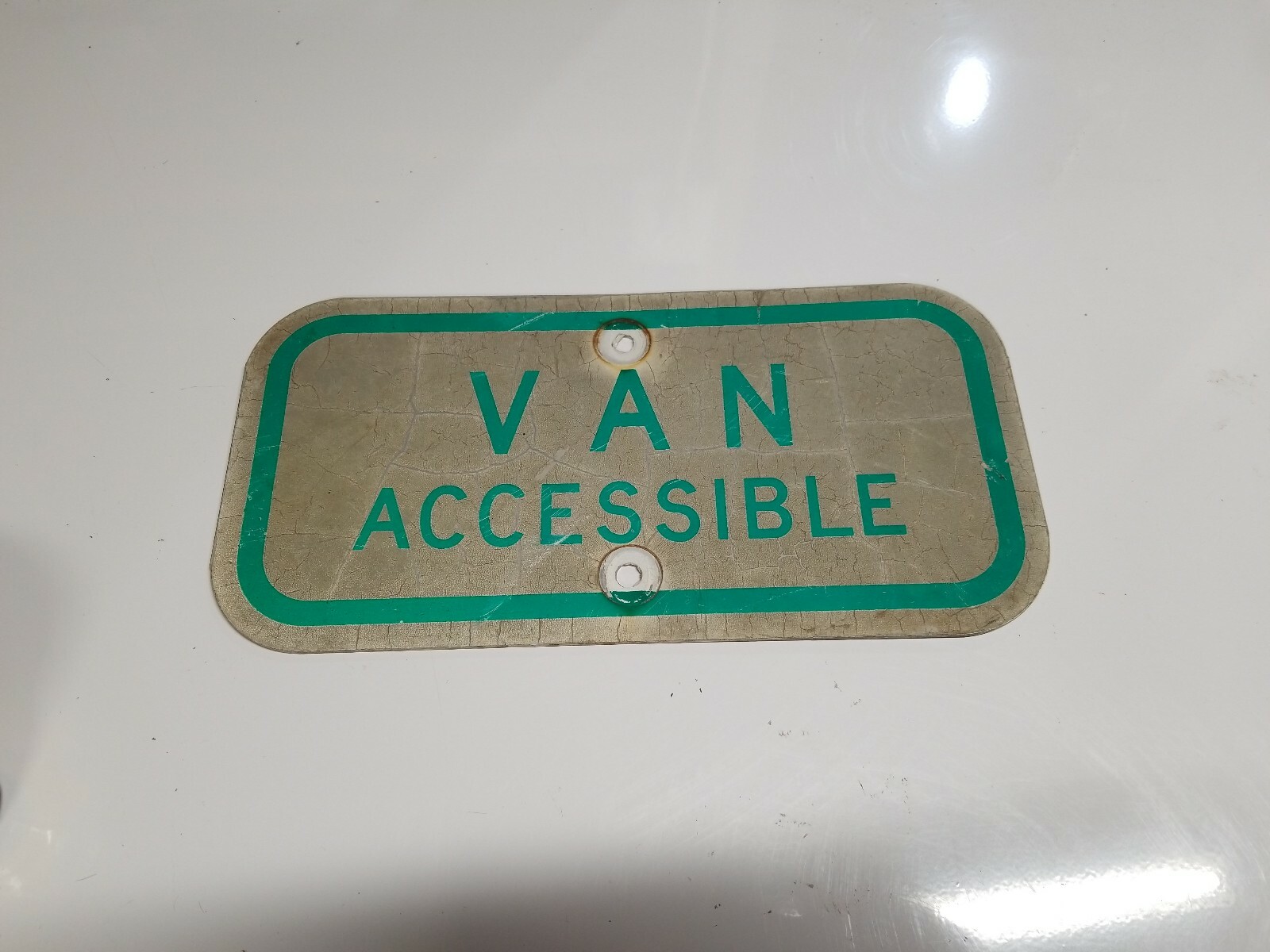 Van Accessible Sign 12 X 6 Inches