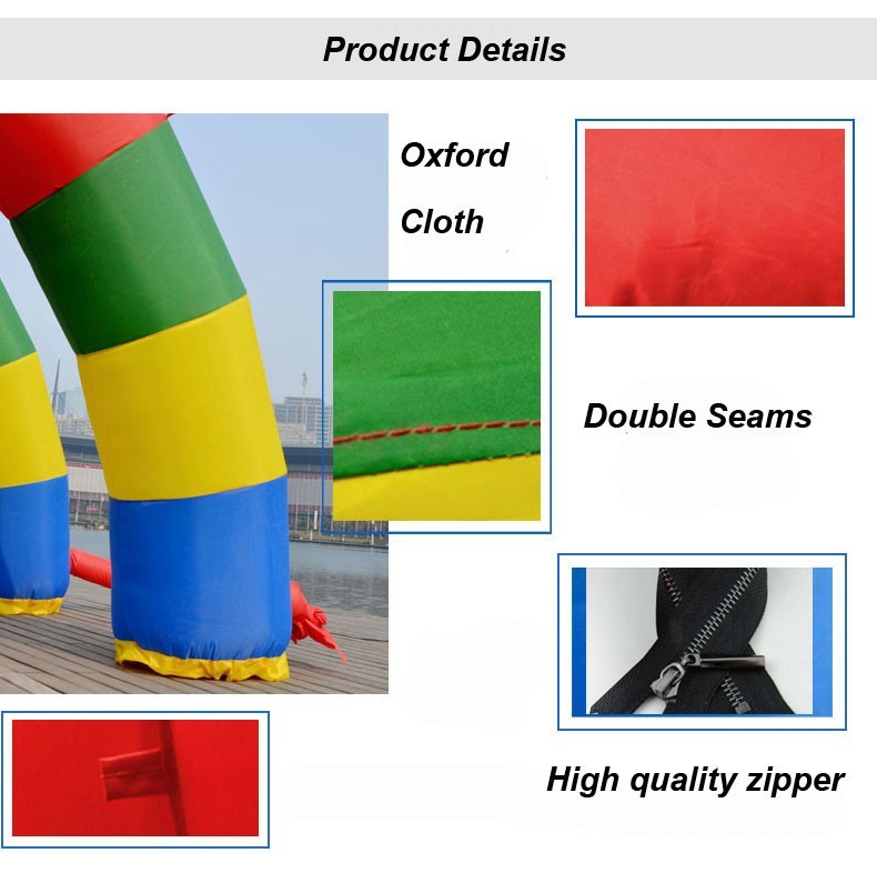 Double Stander Rainbow Advertising Arch 26.25L x 13 H ft Inflatable Arch