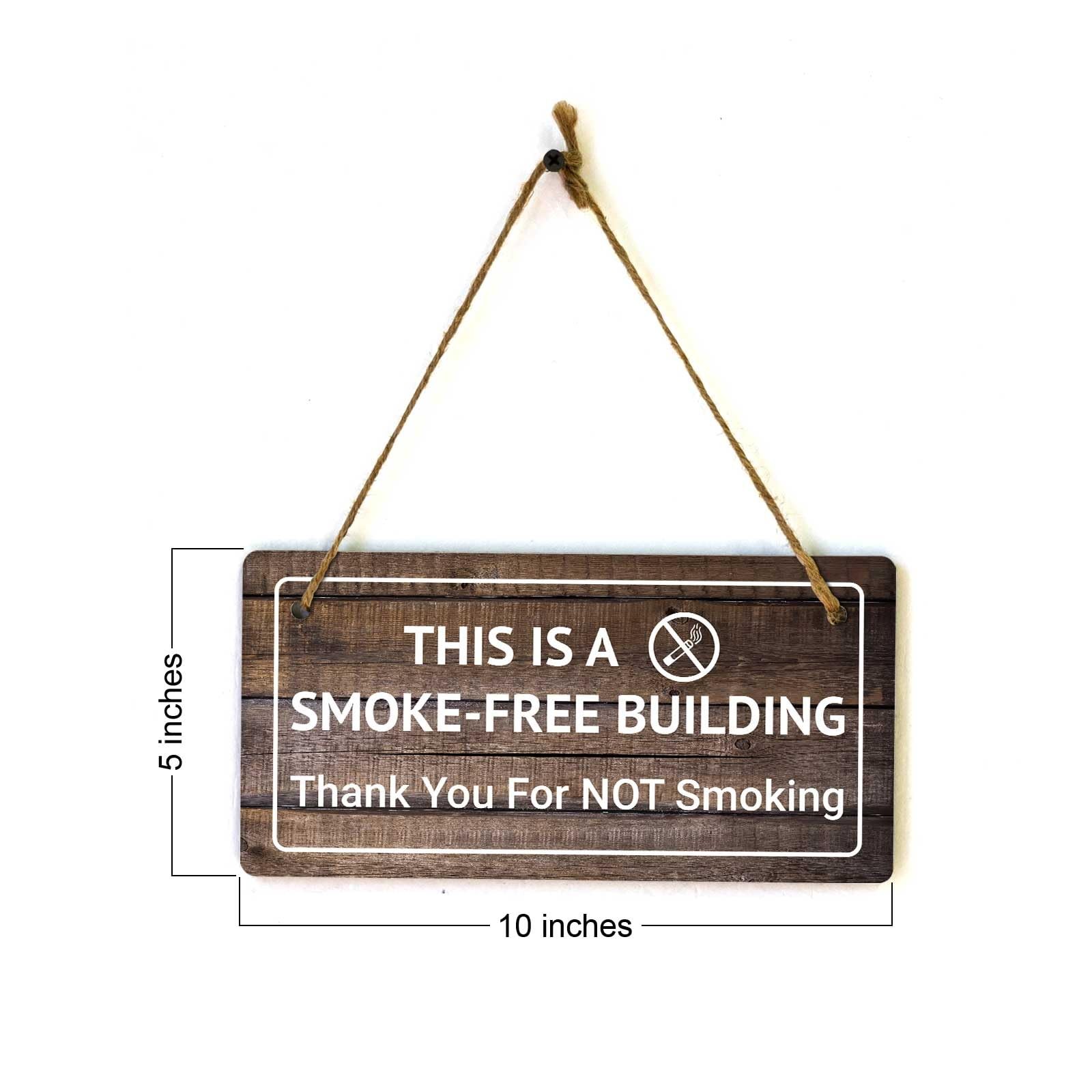 Business Signs | Rustic Dark Wood 5 x 10″ Hanging Signs