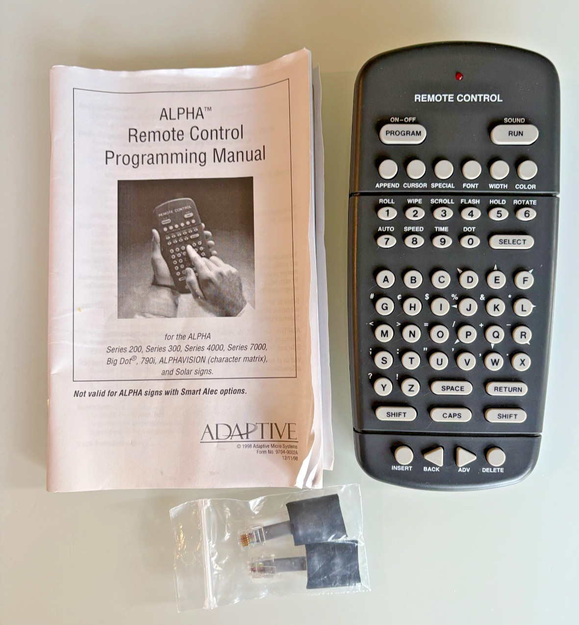 BRAND NEW 63407203 Adaptive Micro Systems Alpha Remote NIB