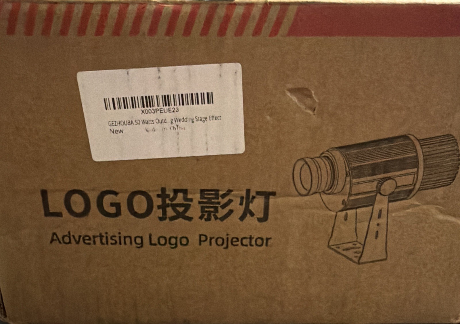 GOBO Projector Square Projector Lights Custom Led Logo Projector Ip68