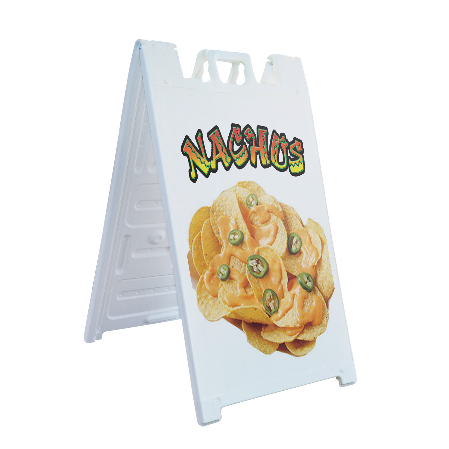 A-frame Sidewalk Nachos 1 24″ x 36″ Double Sided A-Frame Sidewalk Sign