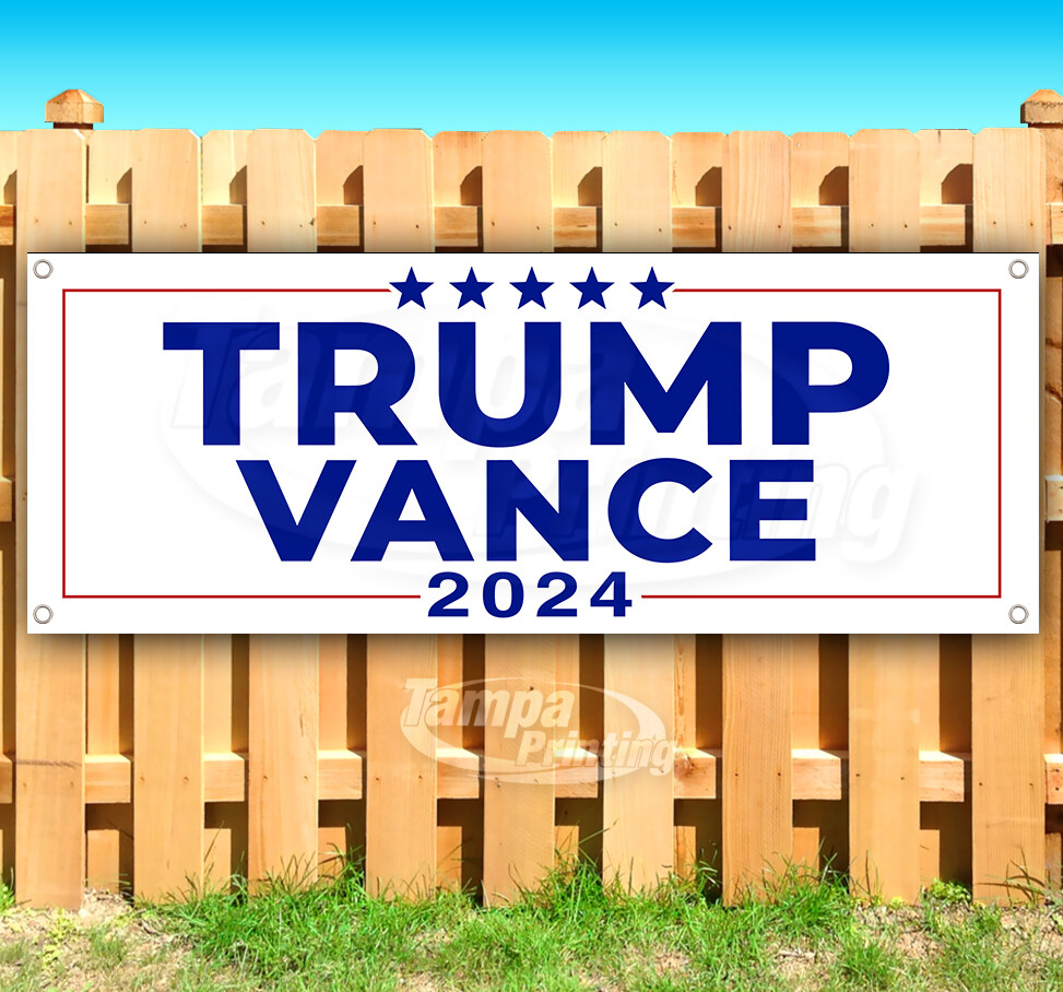 TRUMP VANCE 2024 MAGA FJB Banner Flag Sign Vinyl SB00052