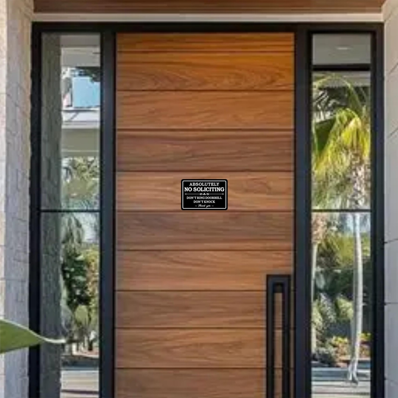 Funny No Soliciting Sign For Front Door Do Not Knock Or Ring Doorbell Sign …