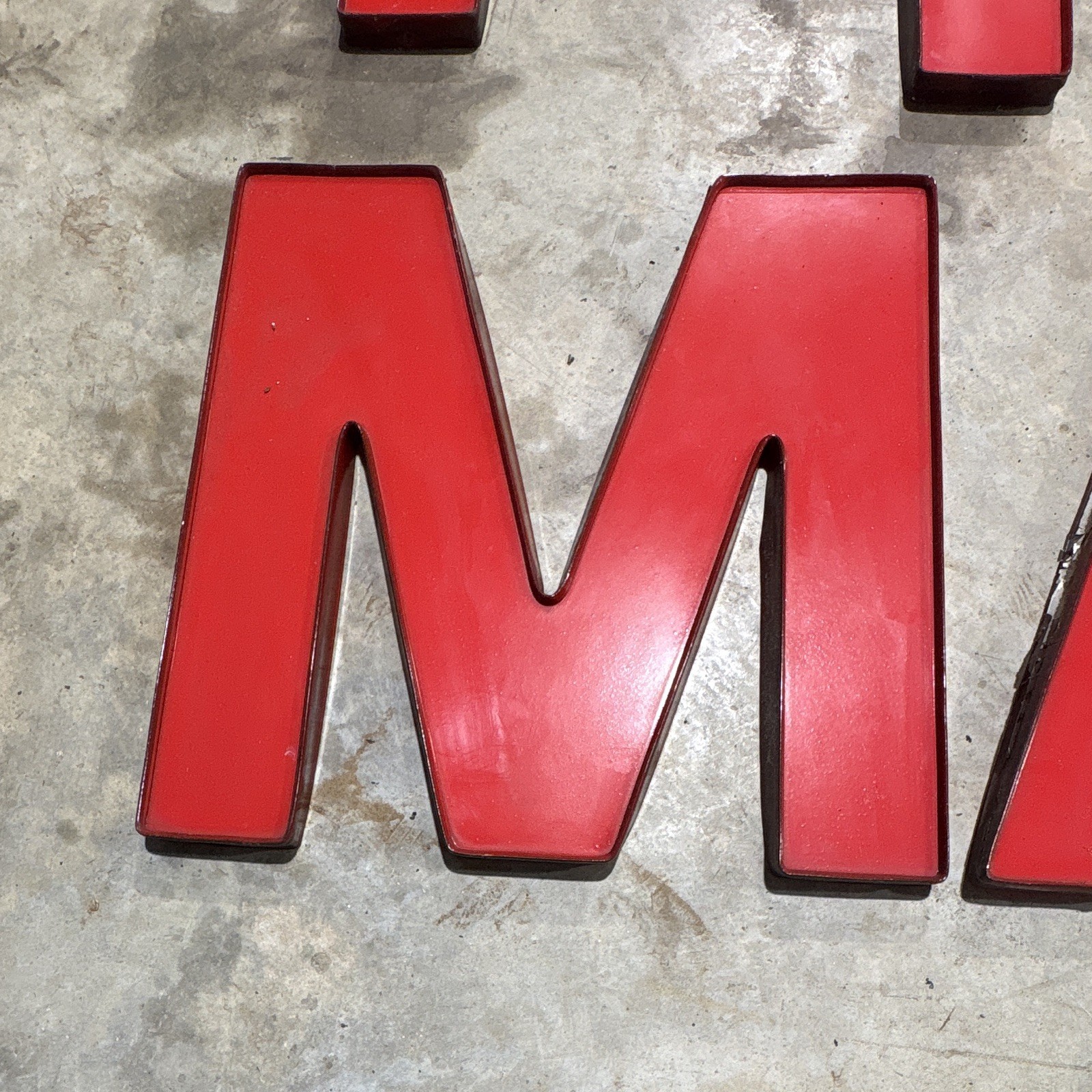 Red Channel Letters Walgreens PHARMACY Exterior Plastic Sign Individual Letters