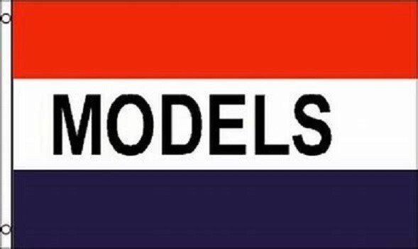 Models High Quality Nylon Flag (3×5 ft, Red, White, and Blue