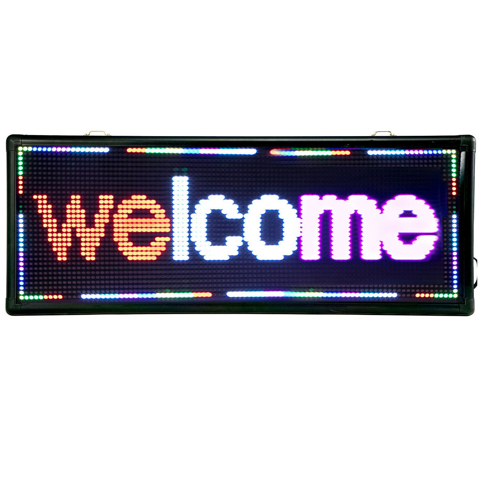 LED Sign 40″ X 15″ Scrolling Message Display Board 3 Color Programmable Sale!