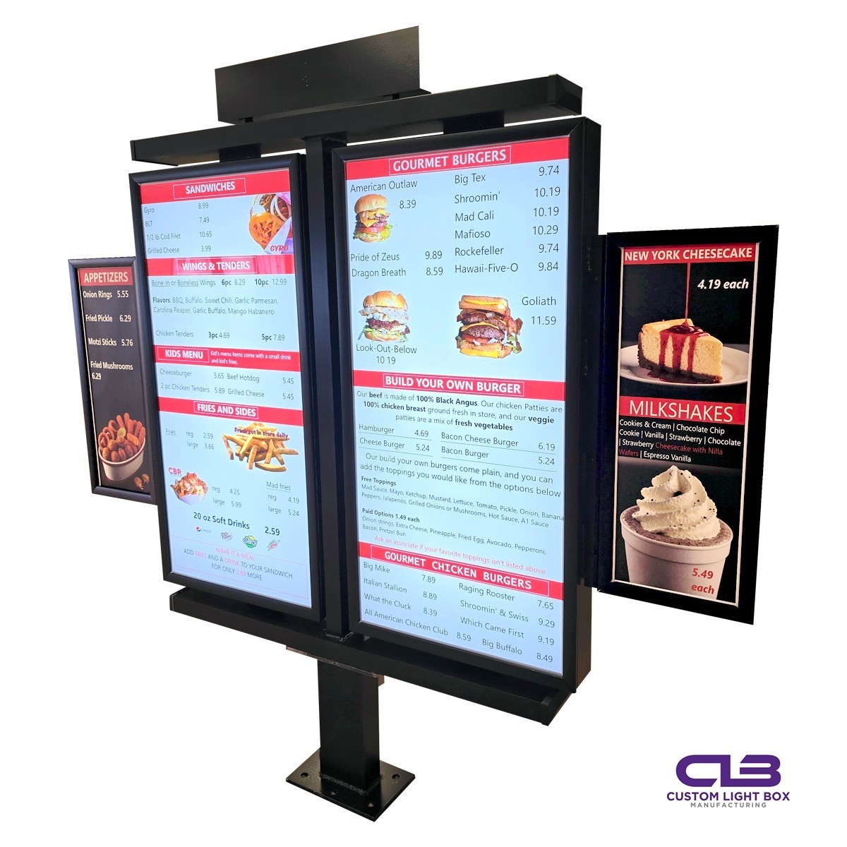 LED Outdoor Menu Board | ModuLite – 48 48 | 2sw | 5-Day Manufacturing Lead Time1