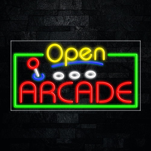 Arcade LED Neon Sign 33″L x 18″H #35449