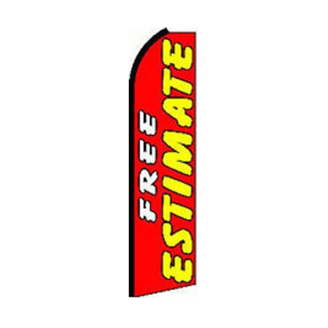 Free Estimate Swooper Flutter Feather Flag | 3ft W x 11.5ft Tall