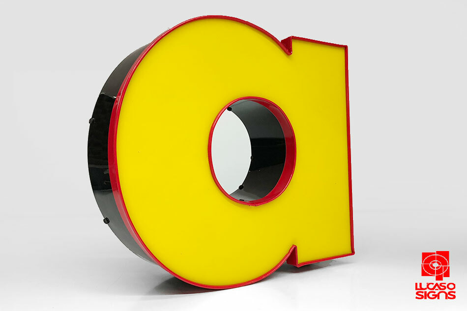 Storefront custom Illuminated Signs led letters translucent Channel Letters
