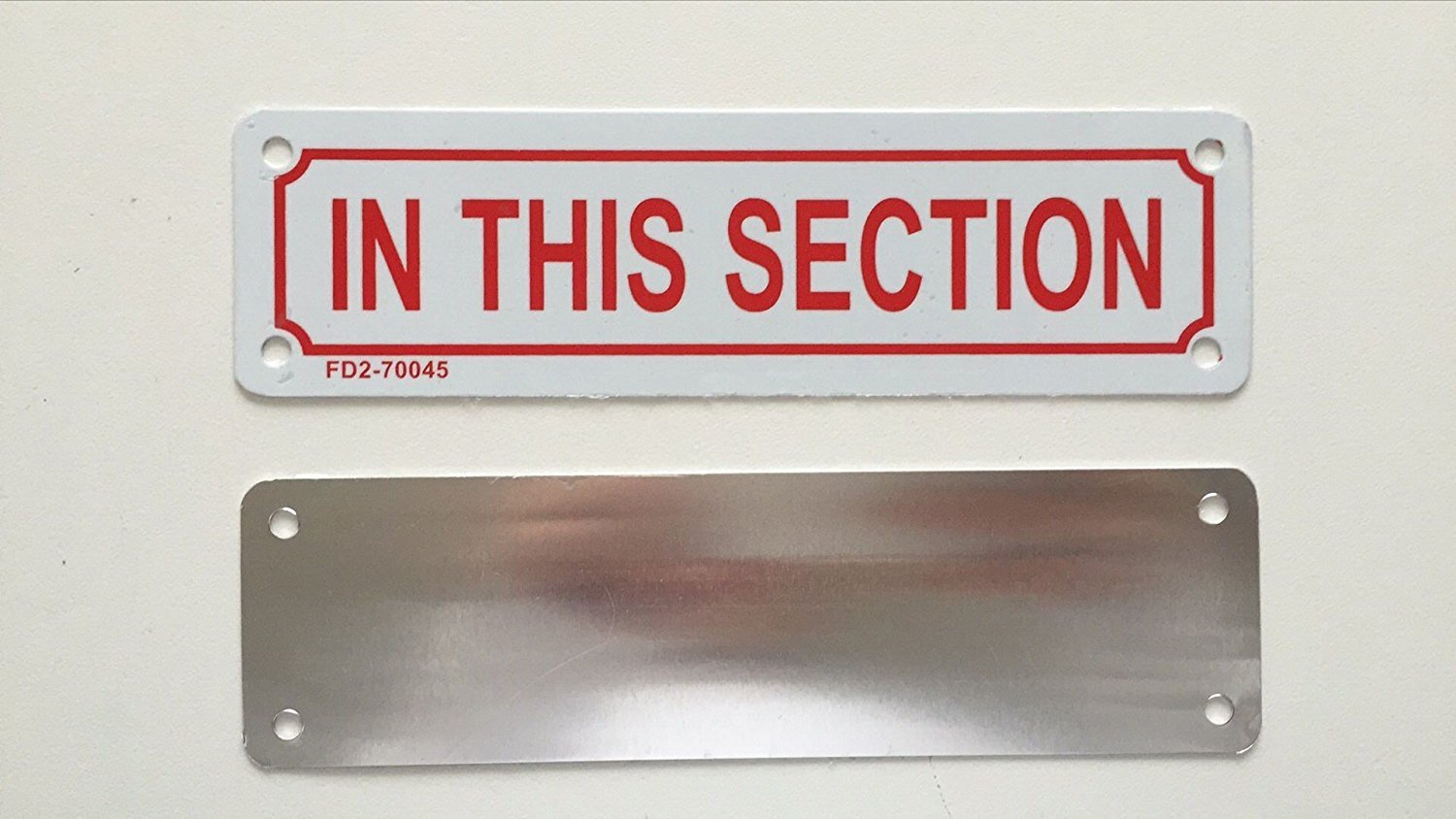 IN THIS SECTION SIGN ( ALUMINIUM 2X7 )-REF24-1027